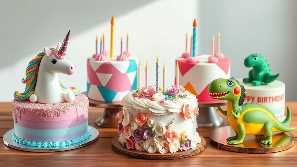 creative themed birthday cakes