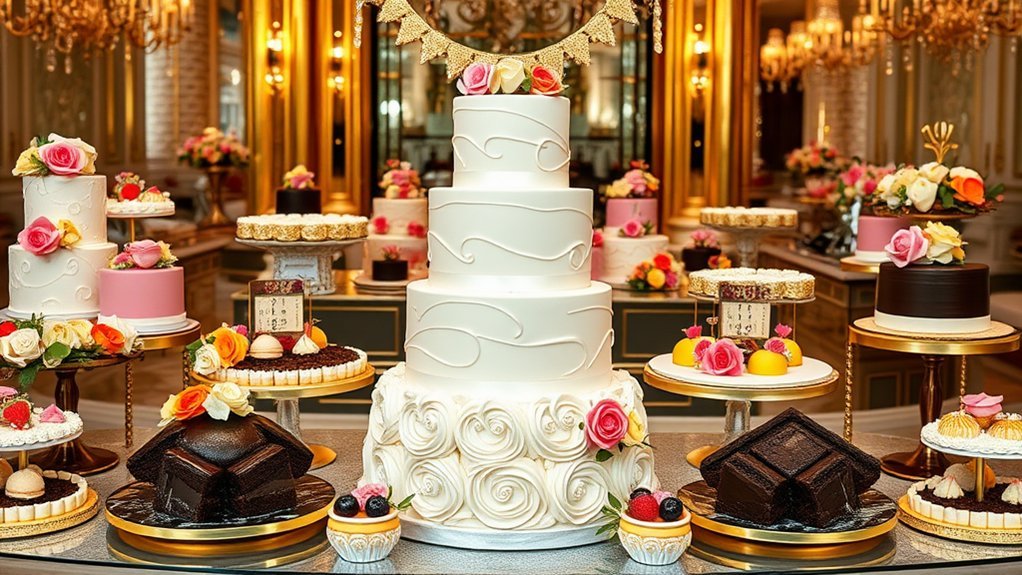 elegant dessert table displays