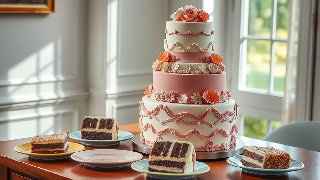 layered festive dessert creations