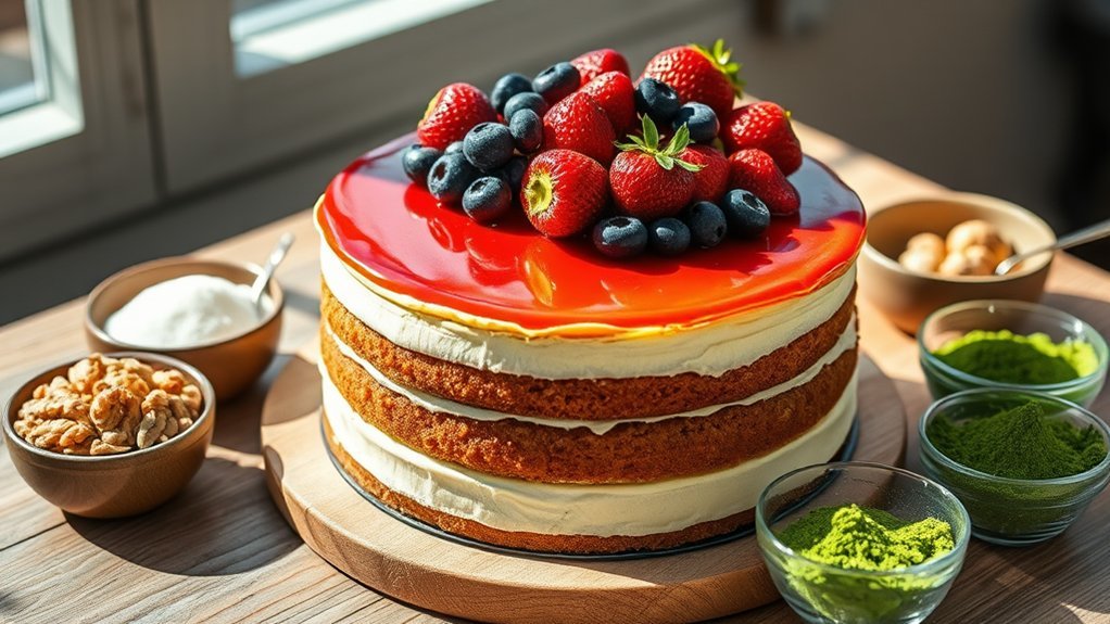 organic cake ingredient quality