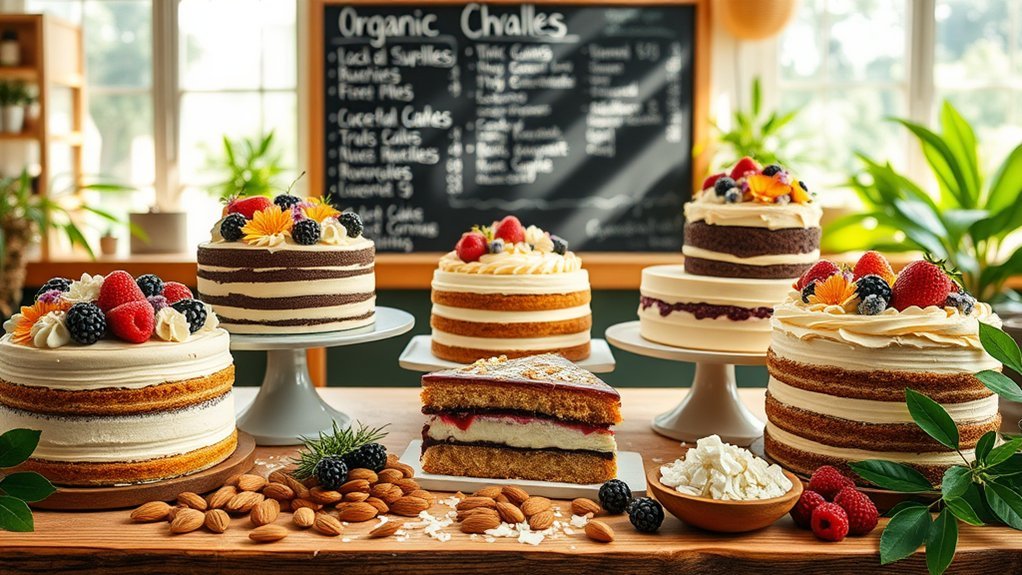 organic cake varieties exploration