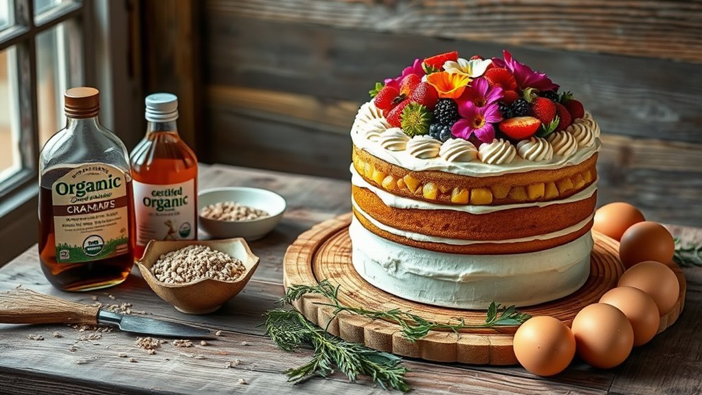 organic certification for cakes