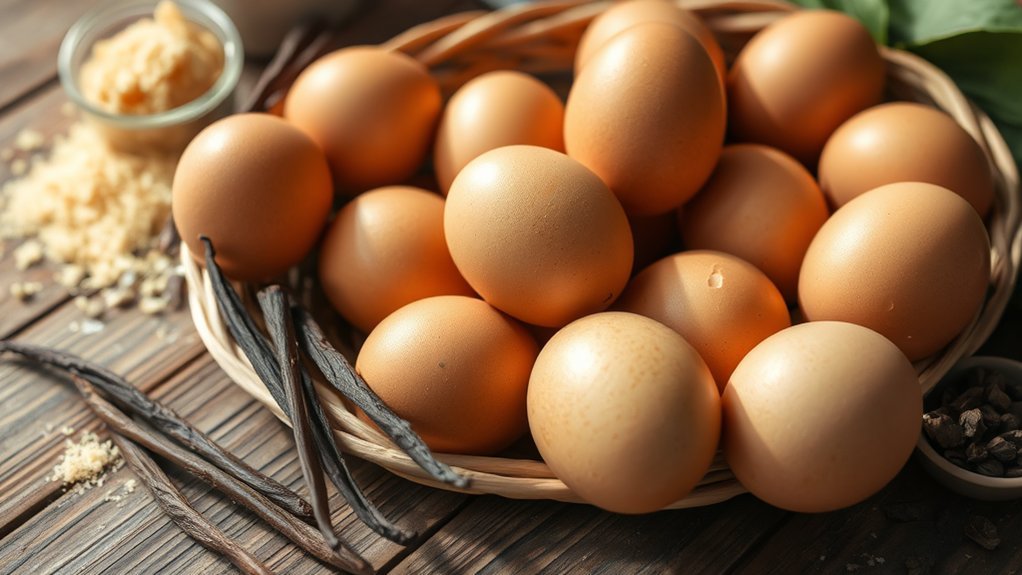 organic large chicken eggs