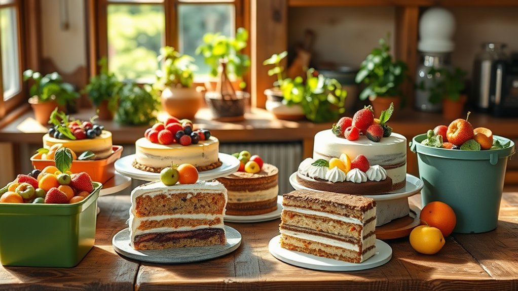 sustainable organic cake practices