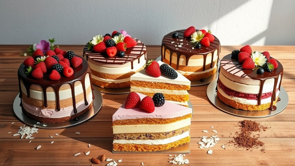 delicious vegan organic cakes