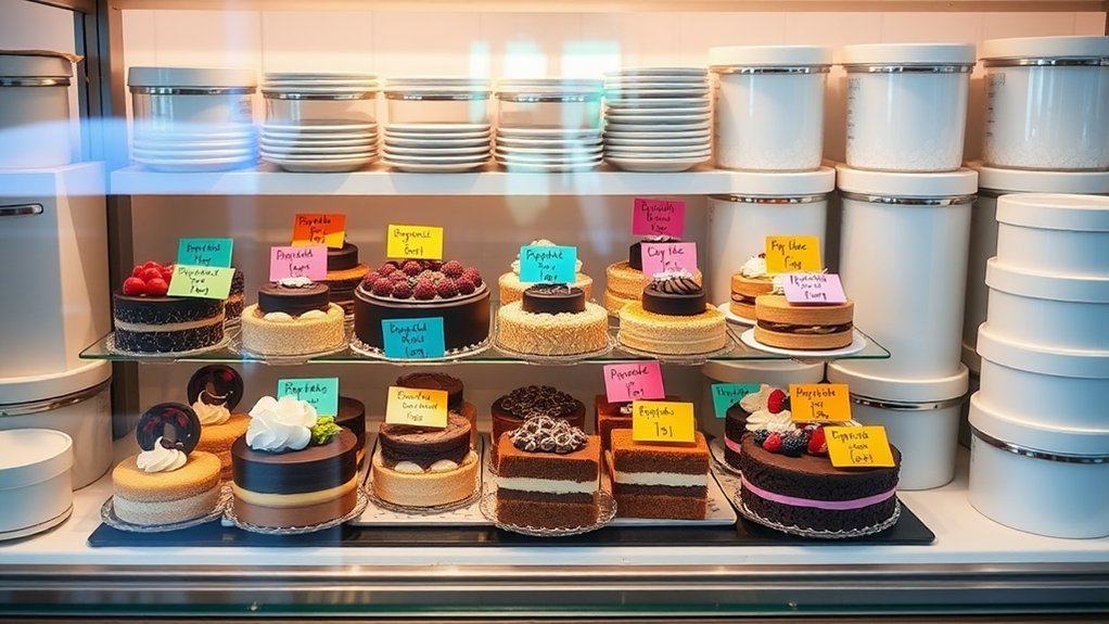 dietary specific cake storage