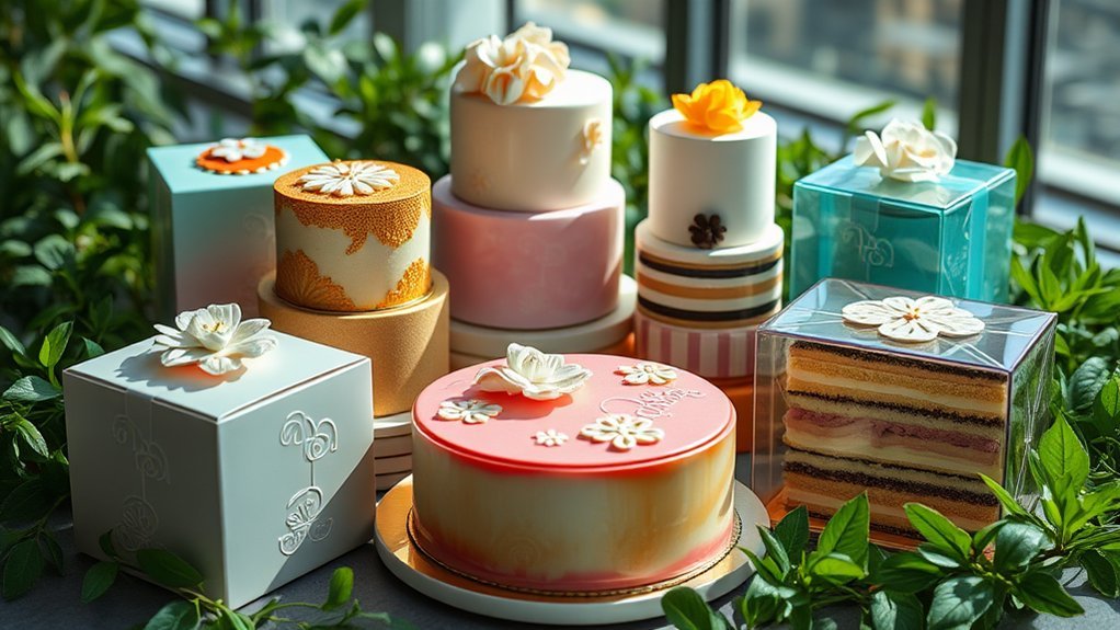 eco friendly cake packaging aesthetics