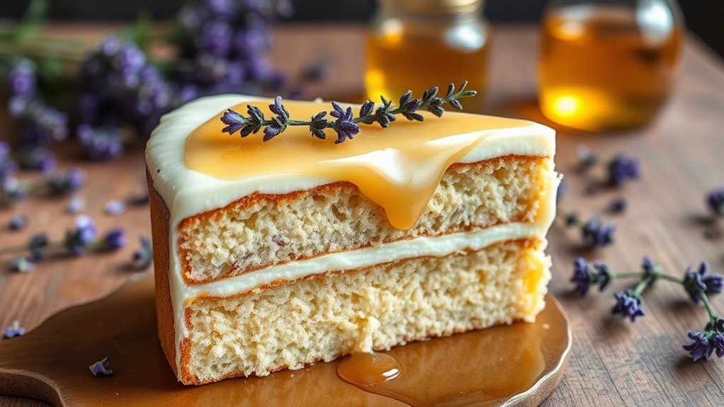 floral indulgent healthy cake