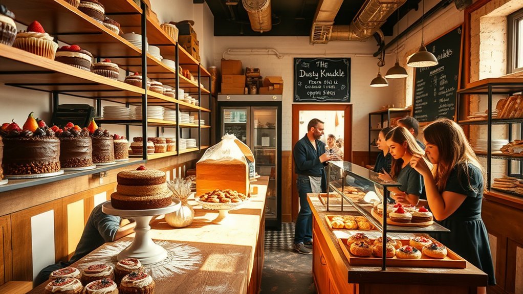 organic cakes and breakfast