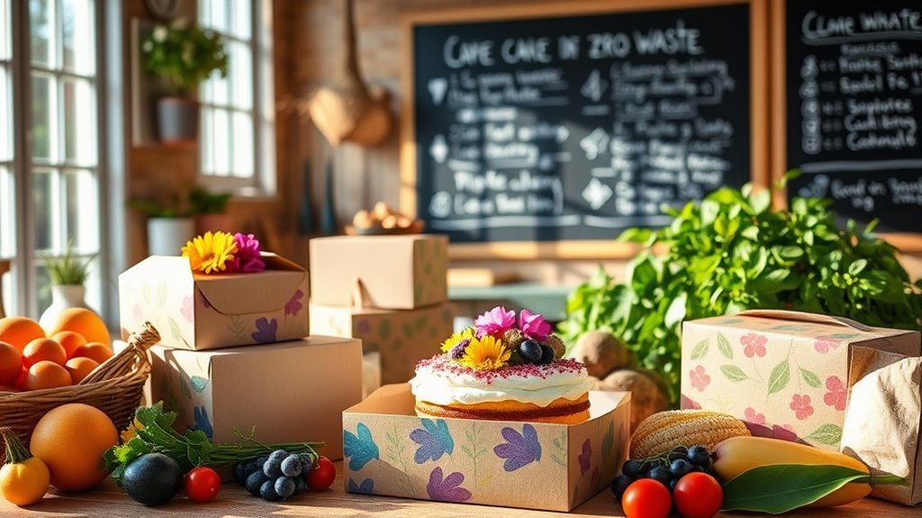 sustainable engaging cake packaging