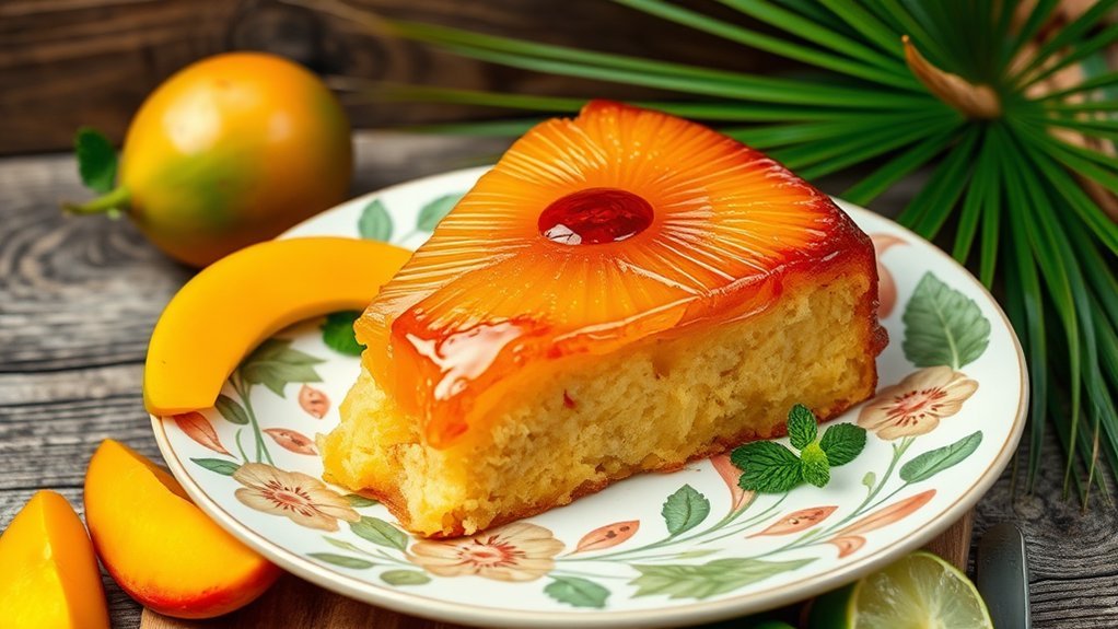 tropical caramelized pineapple delight